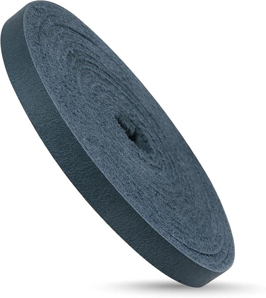 Ringsun 1/4 Inch Wide Flat Leather Strips for Crafts, Full Grain Leather Strap Cord String for Crafts, Tooling (2mm Thick 72.5 Inches Long Blue)