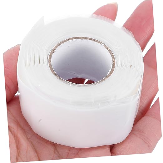 Zerodeko 1roll Wide Leak Repair Tape Strong Self-Adhesive Silicone Rubber Sealing Tape for Water Pipe Repairs and Hose Sealant
