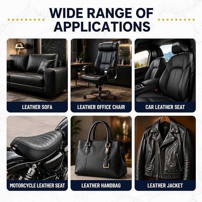 CHEIGHY Leather Repair Kit for Furniture - Advanced PU, Strong Self Adhesive Leather Repair Patch for Couch 3.9X79 inch Vinyl Repair Tape for Car Seat Upholstery Sofa Office Chair (Black)