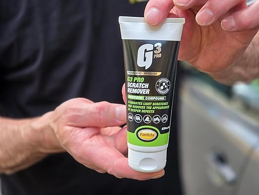 Scratch Remover Kit – Permanent Car Scratch and Scuff Removal | Easy Application, High Gloss Finish | Includes Applicator Pad & Microfibre Cloth, Silicone-Free, VOC-Free