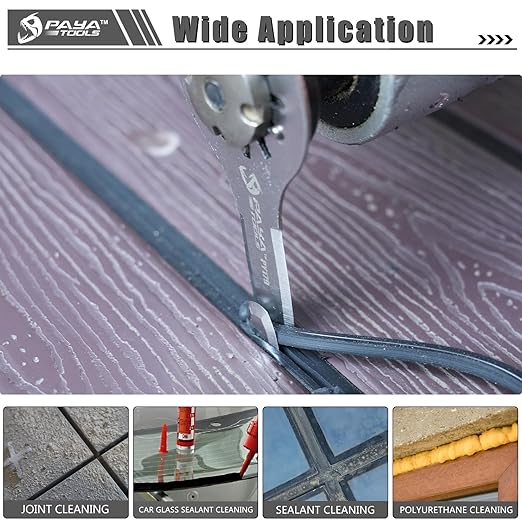 Hooked Cutter Blade for Precision Work - Planked Deck Caulking Removal for Clean Cuts in Tight Spaces(5-Pack)