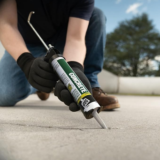 DAP Concrete and Mortar Filler and Sealant, Gray, 10.1 Oz (7079818096)