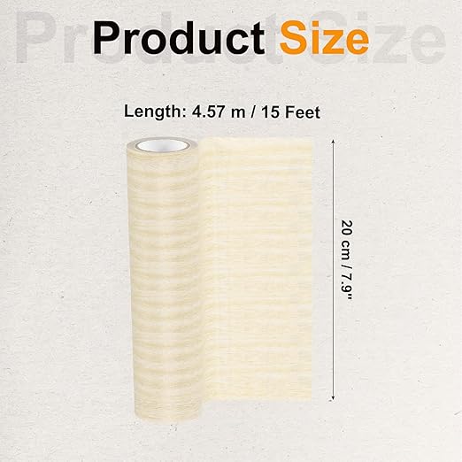 PATIKIL Wood Grain Tape 7.9" x 15 Ft, Self-Adhesive Wood Texture Repair Tape Realistic Wood Effect Contact Paper Patch for Furniture Cabinets Floor Walls Home Decoration, Light Yellow Oak