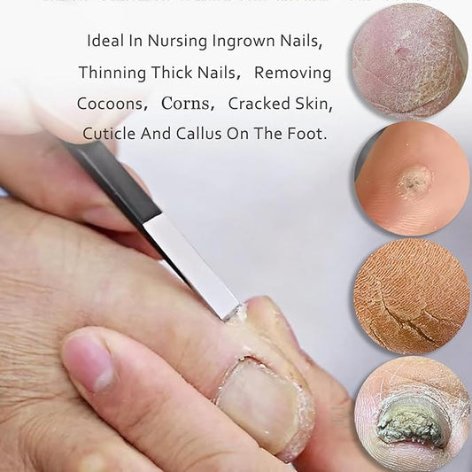 Professional Callus Knife Pedicure Knife for Feet Ingrown Toenail Knives Cuticle Foot Care Tools Dead Skin Removal Nail File Scraper