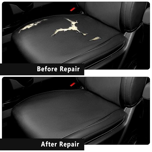 Leather Repair Patch 8x12 Black, Breathable Perforated Adhesive Self-Adhesive Repair Patch, Furniture Couch Car Seats Office Chairs Sofa Repair Patch Refurbished Patch