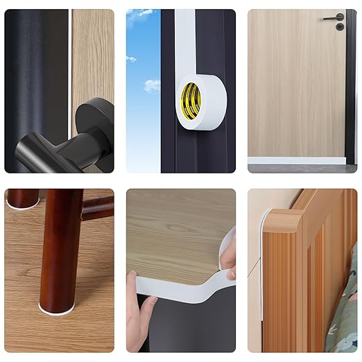 Single-Sided Adhesive EVA Foam Tape 1in x 9.84FT,White Foam Weather Stripping,Door Seal & Window Insulation Tape,Waterproof Sound Proof Seal Strip for Doors,Windows,Garage Door & Gap Sealing