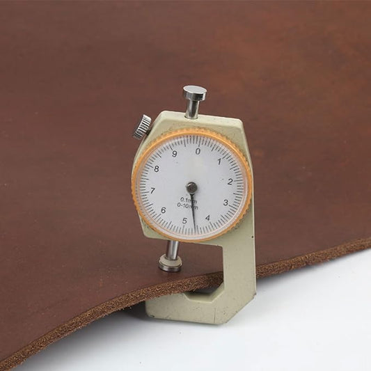 Full Grain Leather Sheet, 4-5mm Thick, Brown Leather, Vegetable Tanned Leather for Crafting, Tooling, Sheath Making (Brown 12 x 24 inches)