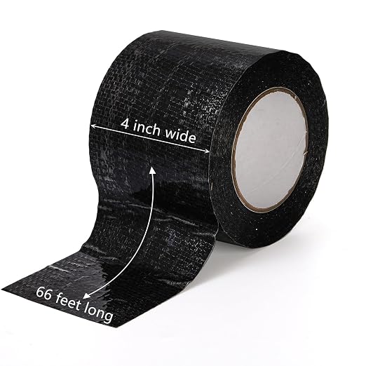 ZEAYEA RV Underbelly Tape, RV Underbelly Material Thick Tape, Mobile Home Camper Trailer Adhesive Mend Belly Tapes for Bottom Repair Patch Underbelly Holes, 4 Inch x 66 Feet