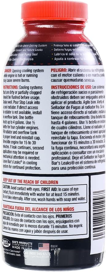 Bar's Leaks Radiator Stop Leak, 11 oz (Pack of 2)