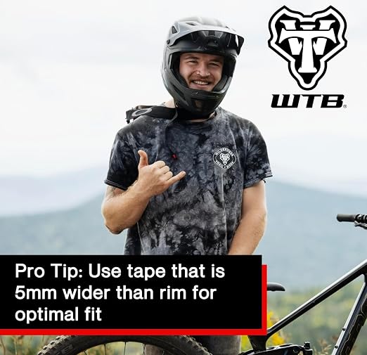 WTB Tubeless Bicycle Rim Tape (32mm x 11m) Easy Tubeless Setup & Airtight Seal, Compatible with All Tubeless Rims | bike-rim-tape