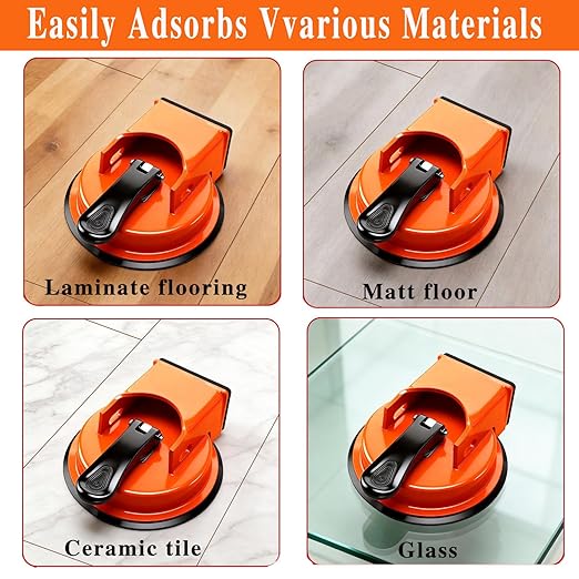 Floor Gap Fixer Tool – Heavy-Duty Laminate Floor Repair Tool with Suction Cup, Adjustable Gap Closer for Wood, Vinyl & Tile Flooring, Durable & Compact Flooring Tool