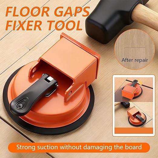 Floor Gap Fixer Tool, Heavy Duty Floor Gap Fixer Suction Cup Tool, Enhanced Vacuum Suction Cup, Flooring Gap Repair Tool for Laminate, Vinyl, Wood & Tile Flooring