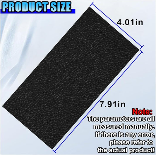 2PCS Car Leather Repair Patch Tape, 8×4 Inch Self-Adhesive Cuttable Leather Patch Tape Vinyl Repairs Kit for Car Upholstery Seat Furniture Couches Chairs Sofas (2PCS)