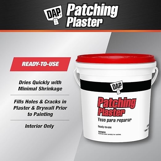 DAP Patching Plaster, White, 32 Oz (7079852084)