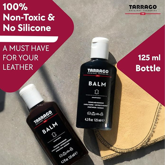 Tarrago Leather Balm Conditioner- Nourishes and Restores Color for Smooth, Patent, Exotic, and Reptile Leather - 4.23oz