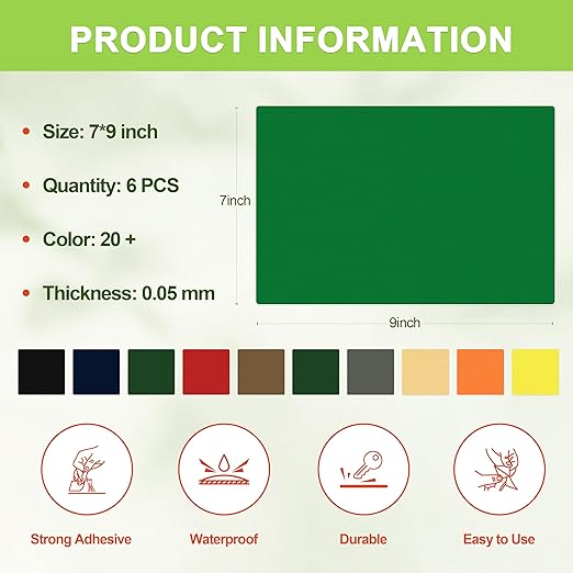 TIANLDD Waterproof Repair Tape for Boat Covers,Tents,Tarp,RV Awning,Fabric Repair Tape(Green)