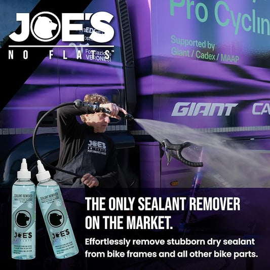 JOE'S NO FLATS Sealant Remover - 8oz - Easily Remove Tubeless Sealant from Frame, Rim, and Other Bike Parts