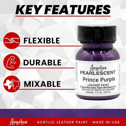 Angelus 1 oz Leather Paint, 1 Fl Oz (Pack of 1), Prince Purple