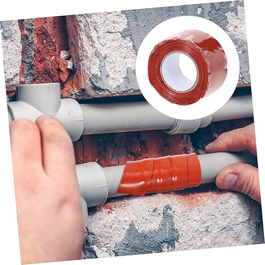 Healifty Flexible Silicone Rubber Seal Tape for Pipe Leak Repair and Outdoor Sealing Self Adhesive Sealant Tape for Plumbing Buckets and Cracks