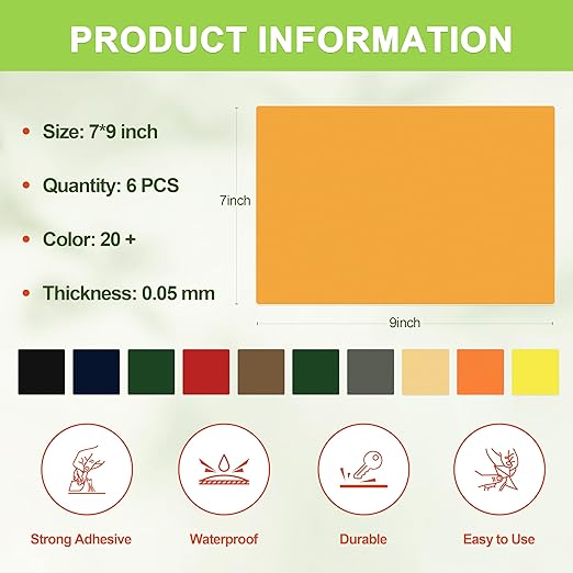 TIANLDD Waterproof Repair Tape for Boat Covers,Tents,Tarp,RV Awning,Fabric Repair Tape(Tangerine Yellow)