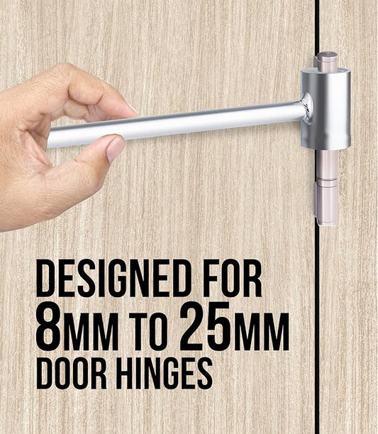 Door Hinge Gap Adjustment Wrench Tool - Universal Door Hinges Bender Adjuster & Spanner for Residential Commercial Doors - Gap & Hinge Hole Adjusting Repair Tool (8mm - 19mm)