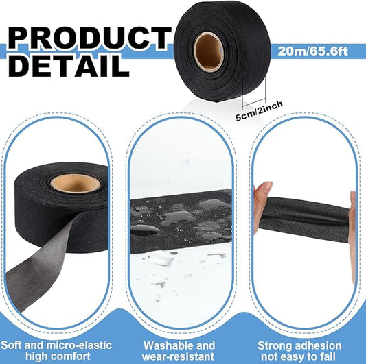 Outus Wetsuit Repair Iron On Seam Sealing Tape 32.8 Ft Seam Sealing Patch Waterproof for Neoprene Wetsuit Drysuit Fishing Suits Industrial Standard Carrier Material