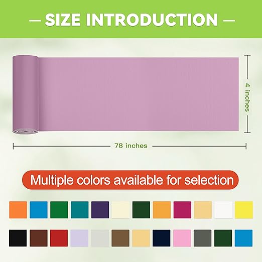 TIANLDD 4x78in Waterproof Repair Tape for Boat Covers,Tents,Tarp,RV Awning,Fabric Repair Tape(Purple)