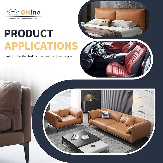 ONine Leather Repair Patch,Leather Repair Tape, 16 x 90 inches Leather Repair Patch for Furniture,Vinyl Repair kit,Leather Couch Patch,for Sofas, Furniture, car Seats, Office Chairs(Dark Brown)