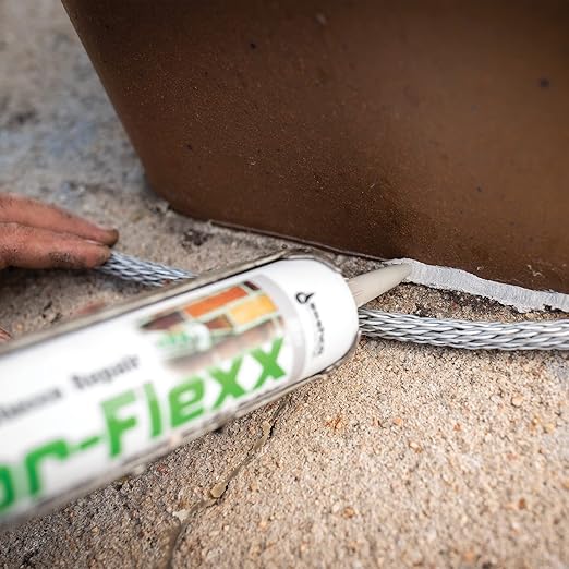 Mor-Flexx Textured Caulk, White,10.5 oz (Pack of 1)