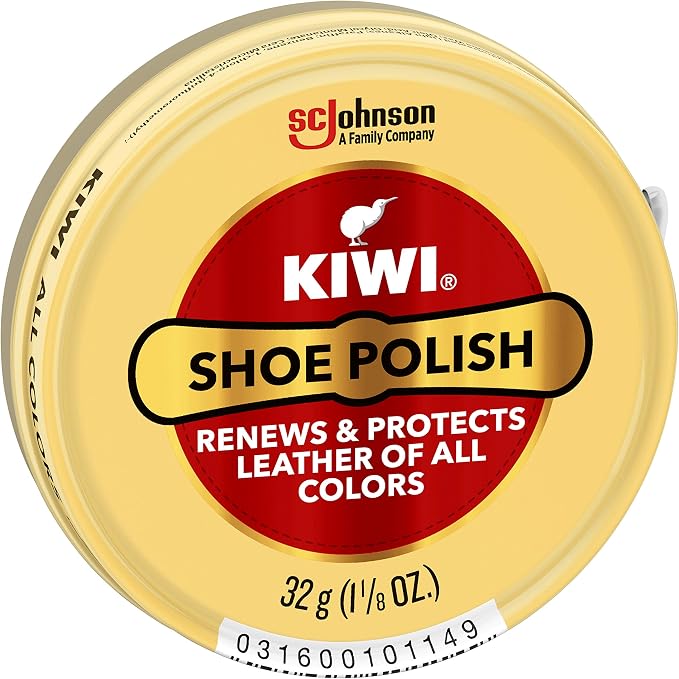KIWI Shoe Polish, Neutral, 1 Metal Tin, 1.125 oz