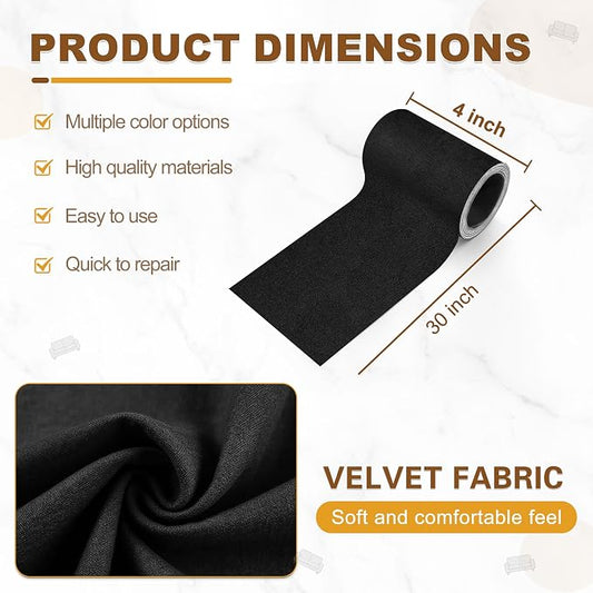 Azobur Sofa Fabric Repair Patch - Self-Adhesive Microfiber Patch for Couch, Multicolor