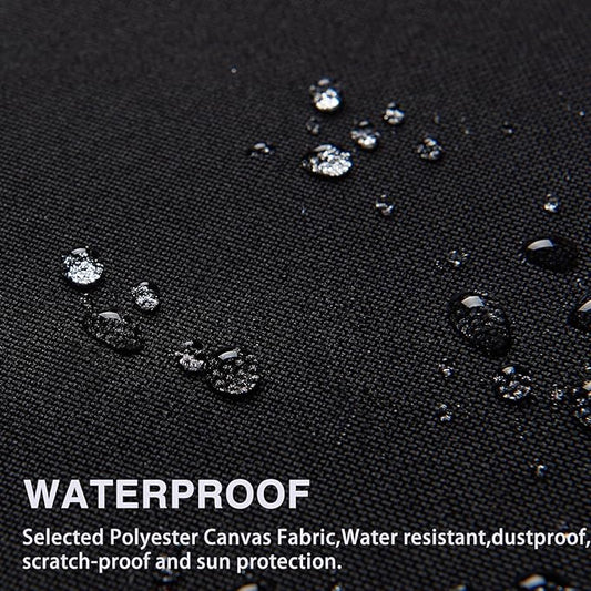 Gheeidau Canvas Repair Patch 9×11 Inch 3Pcs Waterproof Self-Adhesive Fabric Repair Patch for Tents,Boat Cover,Pop Up Canopy,Patio,Bags,Car Seats,Sofas,Furniture Cover(White)