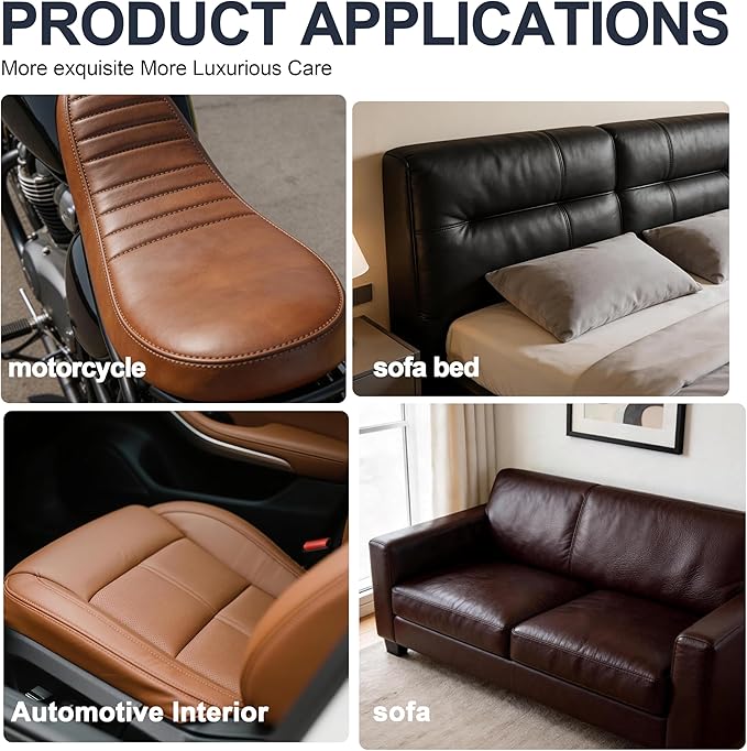 ONine Leather Repair Patch,Leather Repair Tape, 3 x 60 inches Leather Repair Patch for Furniture,Vinyl Repair Kit,Leather Couch Patch,for Sofas, Furniture, Car Seats, Office Chairs(Dark Reddish Brown)