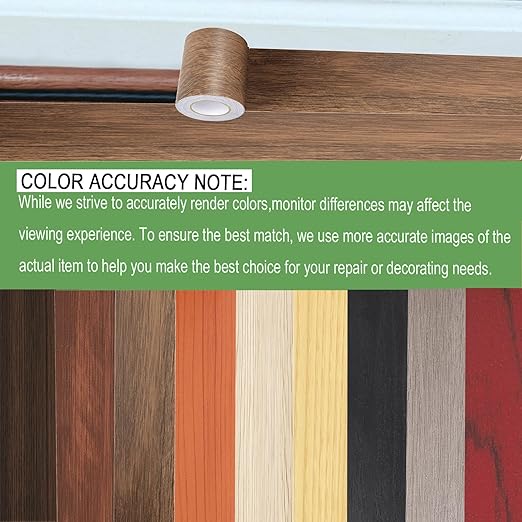 Wood Grain Repair Tape, 4.7 inch X 32ft Self Adhesive Grain Repair Patch for Tables, Chairs, Baseboards, Doors, Windows, Floors, Handicraft DIY.