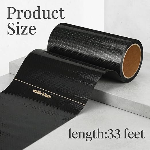 Frienda 7.87 Inch x 33 Feet RV Underbelly Tape RV Underbelly Material Corrugated Waterproof Flex Belly Tape Thick Adhesive Patch Sealing Mobile Home Camper Travel Trailer Tear Repair
