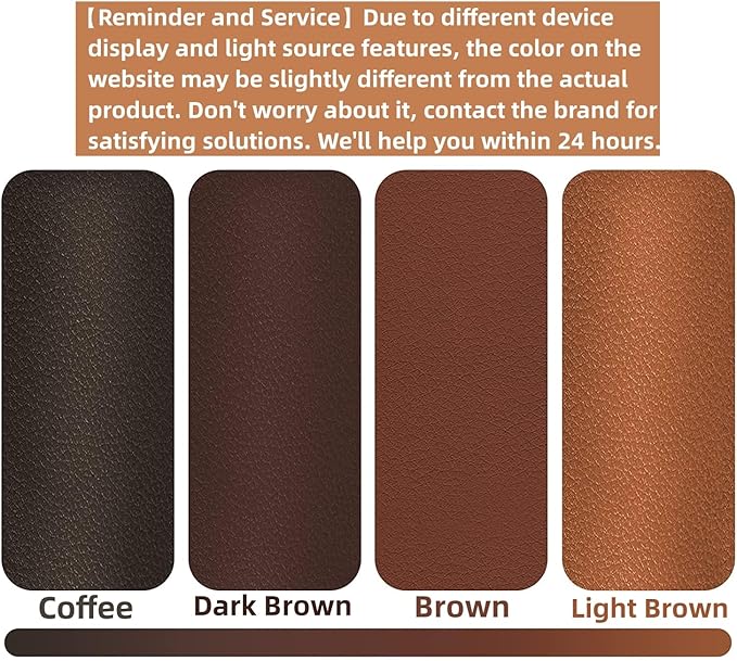 Leather Repair Patch, Self Adhesive Leather Repair Kits, DIY Large Patches for Couches, Furniture, Kitchen Cabinets, Wall(Brown, 35X79 Inch)