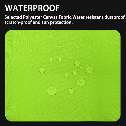 Gheeidau Canvas Repair Patch 9×11 Inch 3Pcs Waterproof Self-Adhesive Fabric Repair Patch for Tents,Boat Cover,Pop Up Canopy,Patio,Bags,Car Seats,Sofas,Furniture Cover(Apple Green)