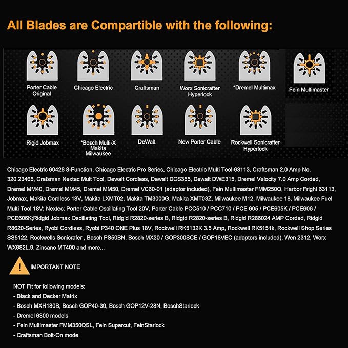 10PCS oscillating Tool Scraper Blades Universal fit Multitool Scraper Blades, Compatible with Dewalt Dremel Rockwell Makita Bosch Fein Multimaster Milwaukee Porter Cable Ridgid Ryobi