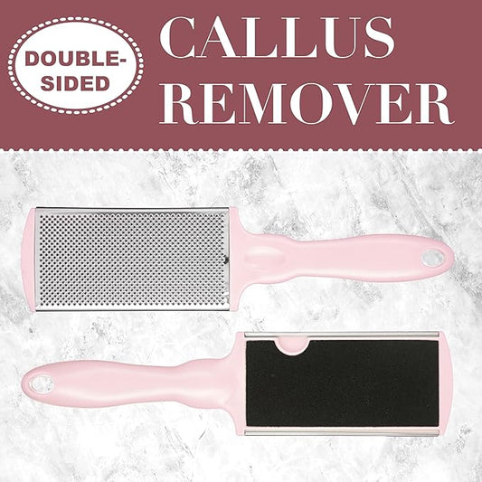 Pink Callus Remover Tool – Professional Foot File & Callus Shaver for Feet | Premium Dead Skin Remover for Calloused Feet | Pedicure Foot Care Tool for Women – Smooth & Soft