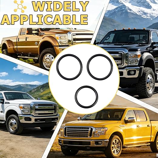 926-168 O-Ring Seal Set(3 Pack) Radiator Hose and T-Pipe Coolant Leak Repair Seal Set Compatible with Select Ford/Lincoln Models Replaces DR3Z-8566-A and BC3Z-8590-F