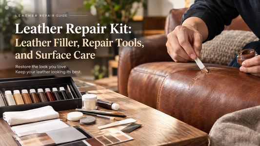 Leather Repair Kit: Leather Filler, Repair Tools, and Surface Care