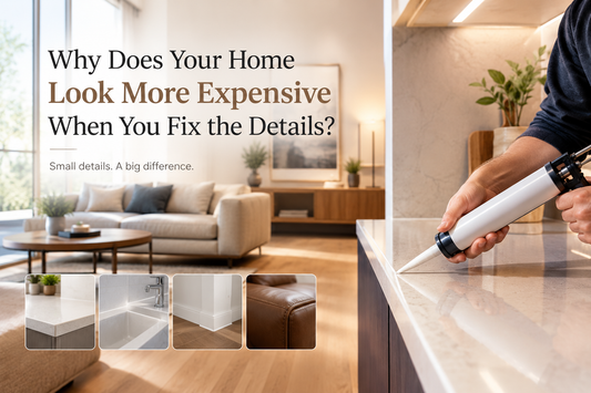 Refined home interior showing how fixed details make a room look more expensive