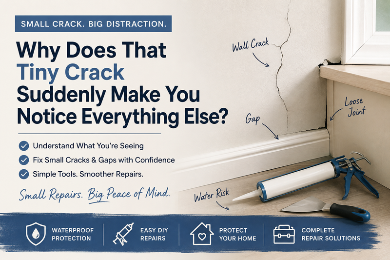 Why Does That Tiny Crack Suddenly Make You Notice Everything Else?