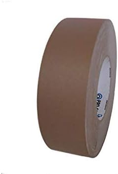 Pro Gaff/Gaffers Tape .5, 1, 2, 3, 4 Inch Widths x Variable Lengths, 2 Inch, Tan/Beige
