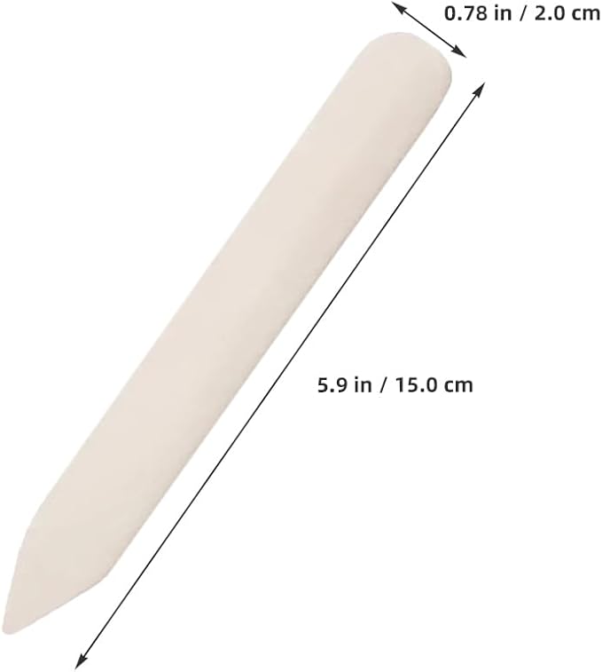 Healeved Clothes Scraper 2-Pack Fabric Clothing Scraper and Stain Removal Tool Made of Pe Material 5.90X1.57X0.39In for Laundry Cleaning and Origami Crafting Household Use