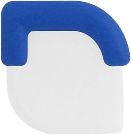 Handy Housewares Scraper Durable 3" Nylon Plastic Pan Scraper Tool with Anti-Slip Handle, Random Color, Dish Scraper Plastic (1-pack)