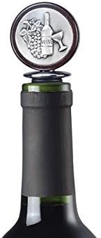 Prodyne Wood Bottle Stopper, Wine Bottle
