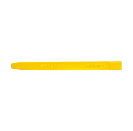 Chisel End Stick Tool, Plastic Construction, Yellow Finish, 7-7/8" Length, 5/8" Width, Tool for Caulking, Sealant, Window Channels, Gaskets, Glazing, and Painting - Pack of 100