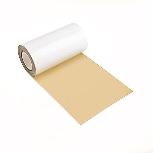 Leather Repair Patch Tape Kit Beige Tan 3 x 60 inch Self Adhesive Leather Repair Tape for Furniture, Car Seats, Couch, Sofa,Office Chair, Vinyl Repair Kit