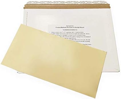 A.A Stick N Repair Cracked Bathtub, Pool Liner, Roof, Skylight, Vinyl Skirting, Siding Repair Kit (Tan)